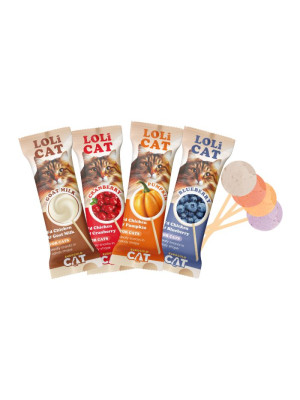 EUROGOLD CAT LOLİCAT KEDİ ÖDÜL LOLİPOP 1.5 GR  KARIŞIK - 15'Lİ .5